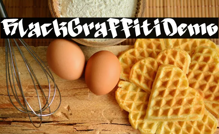 Black Graffiti Demo Example 2