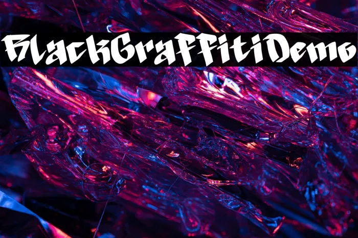 Black Graffiti Demo Example 3