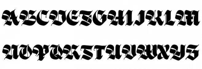Black Great Regular Font UPPERCASE