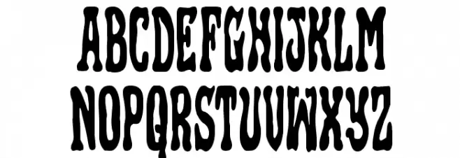 Black Gunk Condensed Polices MAJUSCULES