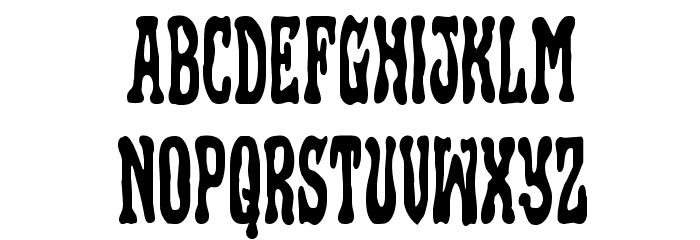 Black Gunk Condensed Polices MINUSCULES