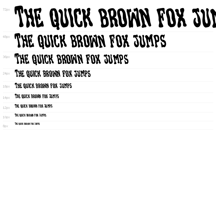 Black Gunk Rotated Waterfall