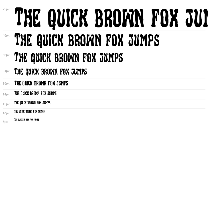 Black Gunk Staggered Waterfall