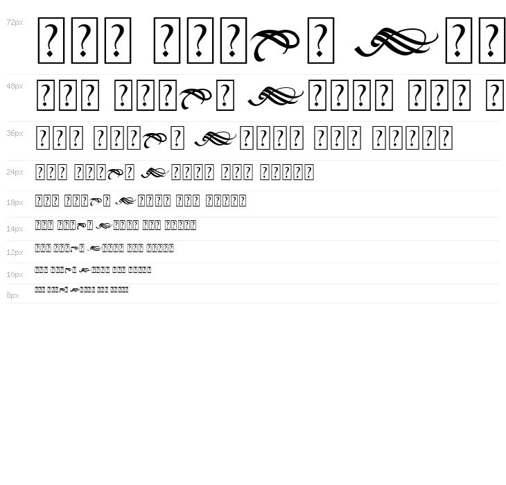 Black Gunslinger Ornament Waterfall