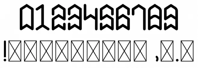 Black Hawk Font OTHER CHARS