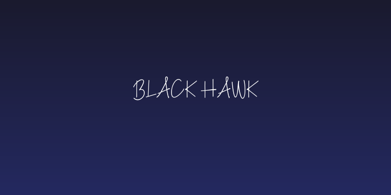 Black Hawk Social Header