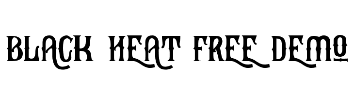 Black Heat Free Demo Font