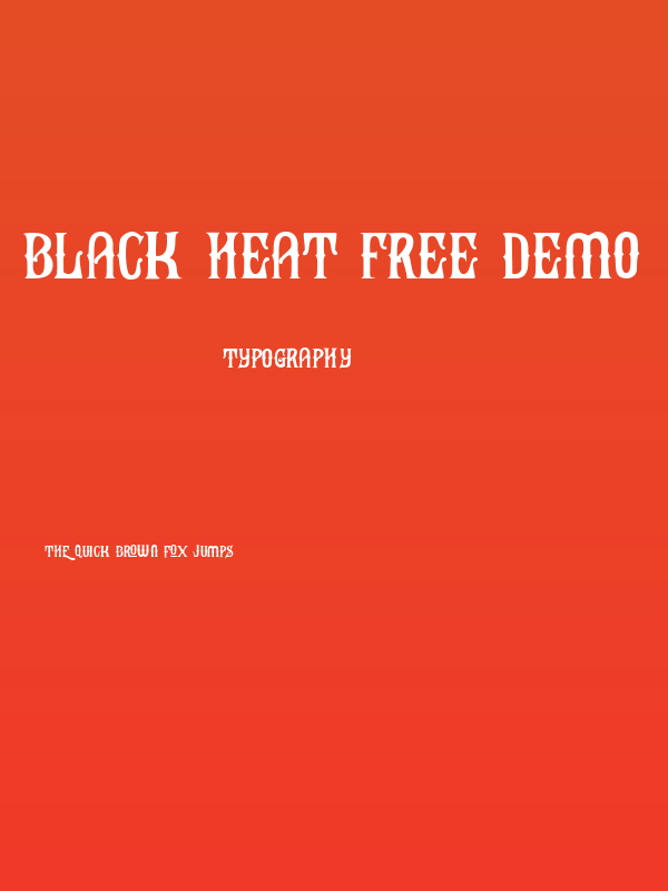 Black Heat Free Demo Poster