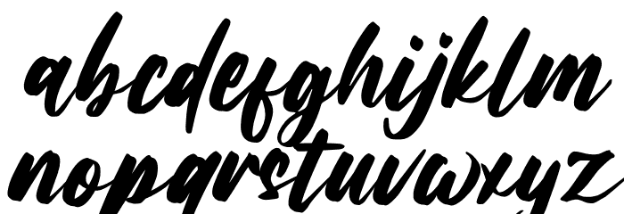 Black History Font LOWERCASE