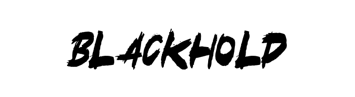 Black Hold Font - FFonts.net