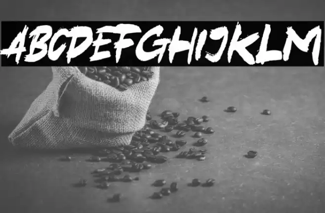 Black Hold Font examples