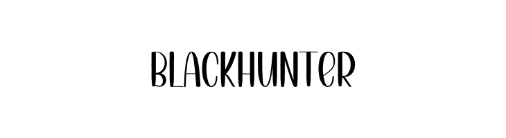 Black Hunter  नि: शुल्क फ़ॉन्ट्स डाउनलोड