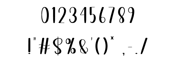 Black Hunter Font OTHER CHARS