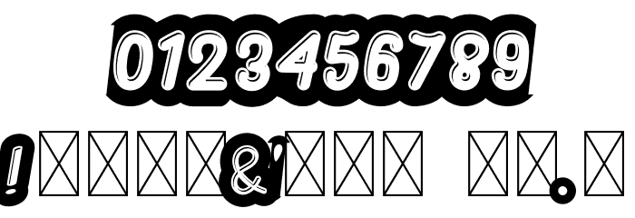 Black Hurricane Font OTHER CHARS