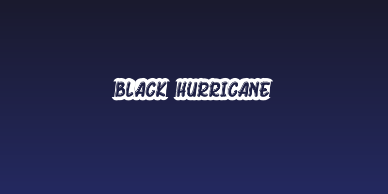 Black Hurricane Social Header