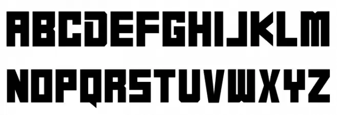 Black Indie Personal Use Font LOWERCASE