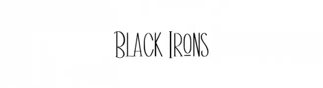 Black Irons  les polices de caractères gratuit tlcharger