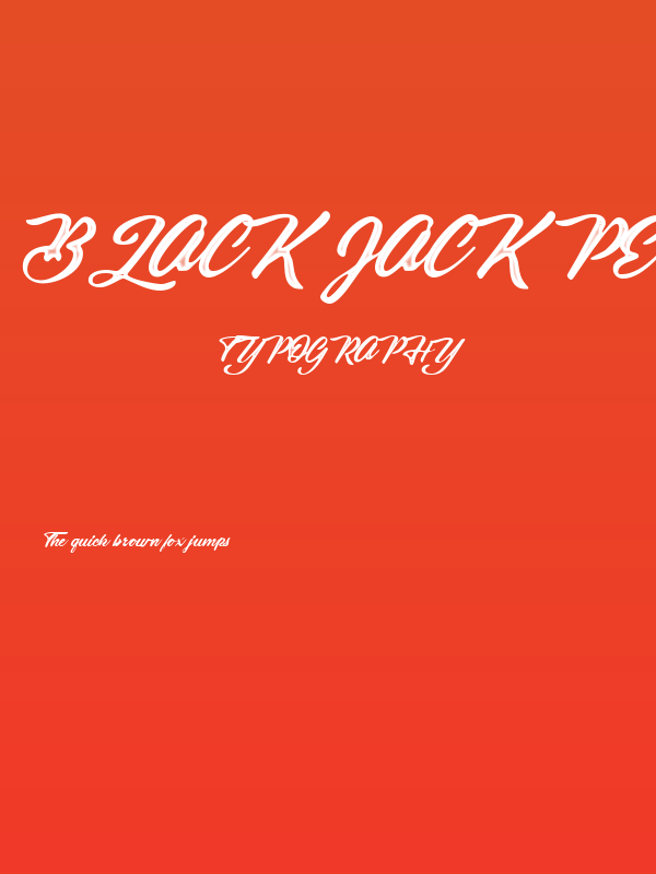 Black Jack Personal Use Regular Poster