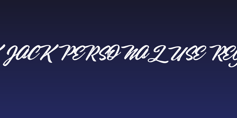 Black Jack Personal Use Regular Social Header