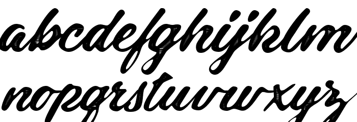 Black Jack Personal Use Regular Font LOWERCASE
