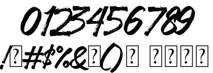Black Jackal Font OTHER CHARS