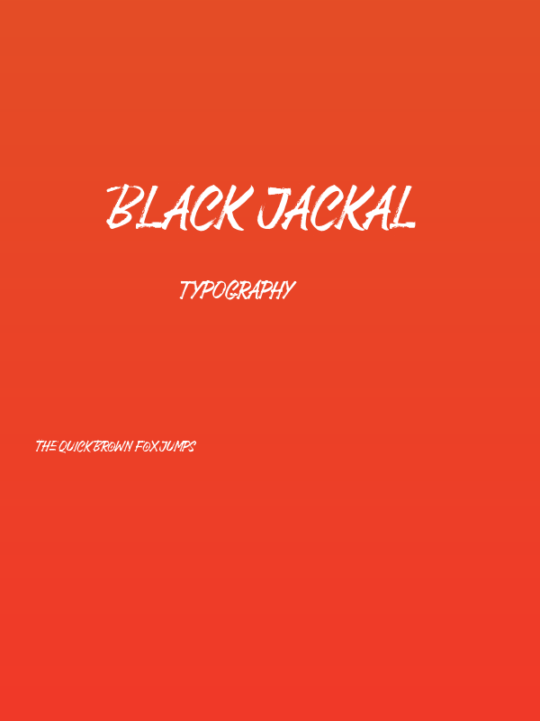 Black Jackal Poster
