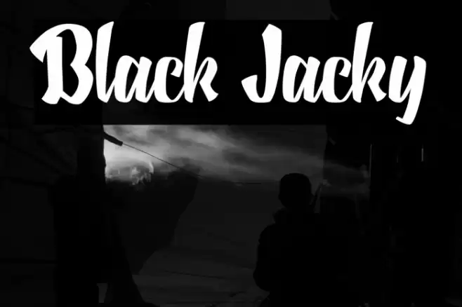 Black Jacky Font examples