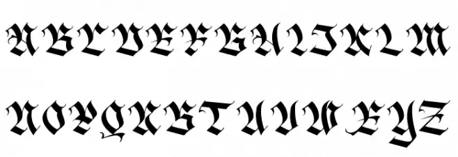 Black Joker フォント 大文字
