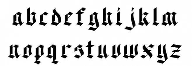 Black Joker Caratteri MINUSCOLO