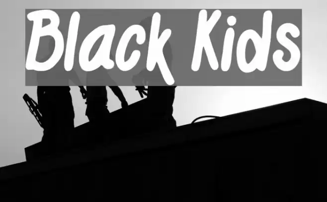 Black Kids Font examples