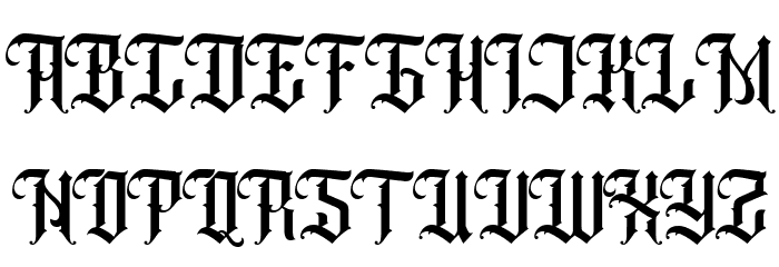 Black Klisse Free Font Regular Font OTHER CHARS