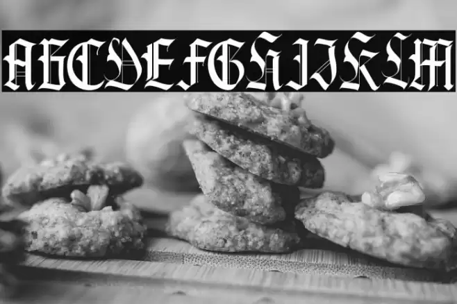 Black Knight Font examples