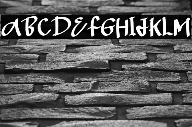 Black Legal Font examples