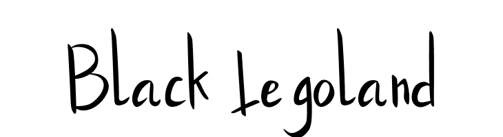 Black Legoland  免费字体下载