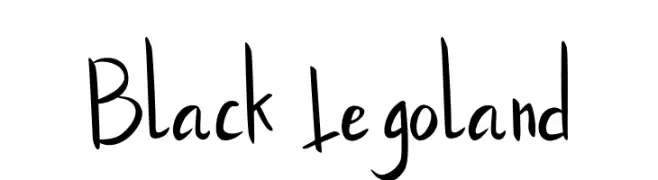 Black Legoland  Descarca Fonturi Gratis