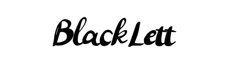 Black Lett  フリーフォントのダウンロード