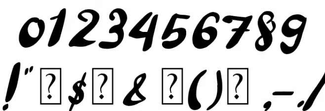 Black Lett Font OTHER CHARS