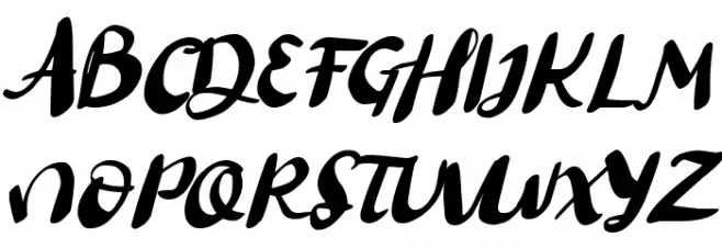 Black Lett Schriftart Groß
