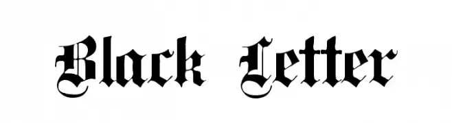 Black Letter  Frei Schriftart Herunterladen