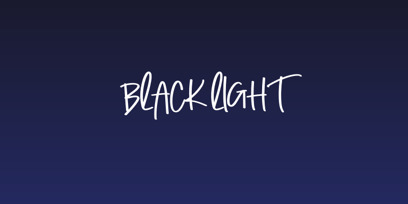 Black Light Social Header