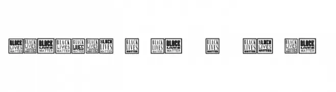 Black Lives Matter Regular  Frei Schriftart Herunterladen
