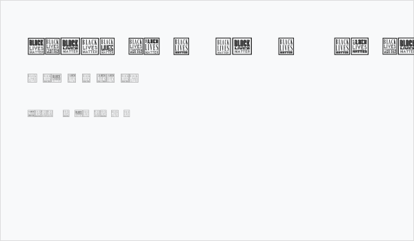 Black Lives Matter Regular Business Card