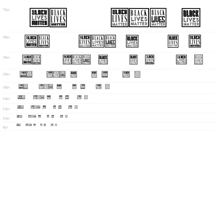 Black Lives Matter Regular Waterfall