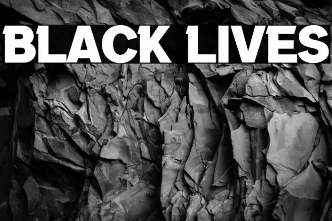 Black Lives Font examples