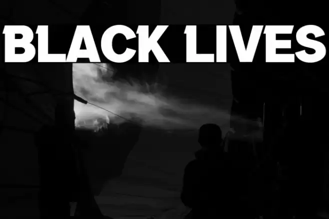 Black Lives Font examples