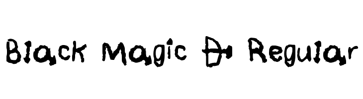 Black Magic * Regular  नि: शुल्क फ़ॉन्ट्स डाउनलोड