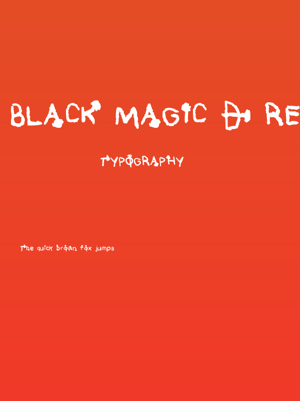 Black Magic * Regular Poster