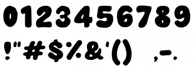 Black Magnum Font OTHER CHARS