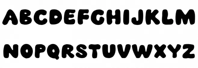 Black Magnum خط أحرف صغيرة