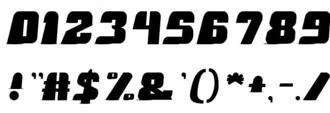 Black Mamba-Light Font OTHER CHARS